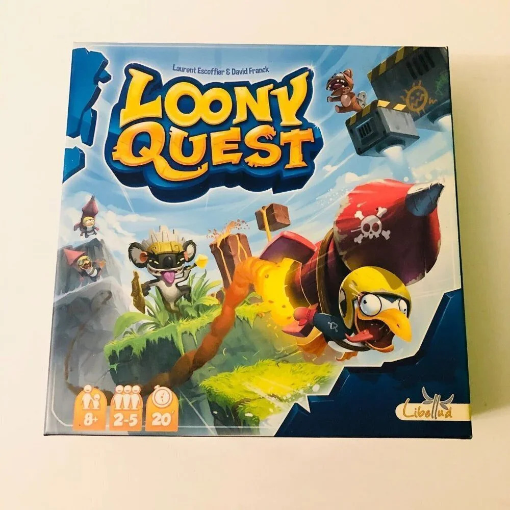 2016 Loony Quest Board Game Libellud Z Man Games